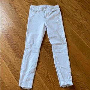 Paige White distressed Jeans